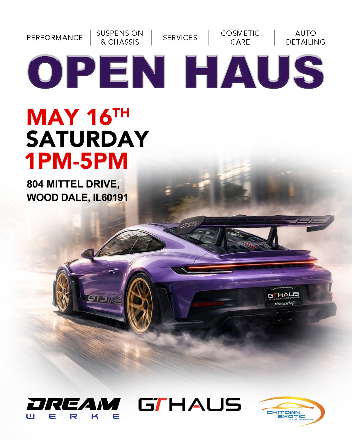 CECG X GTHaus Season Opener Car Show & Open House